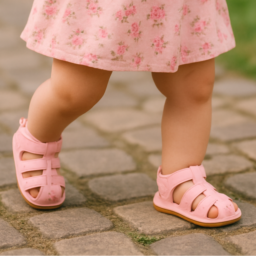 Sandales Roses Confort