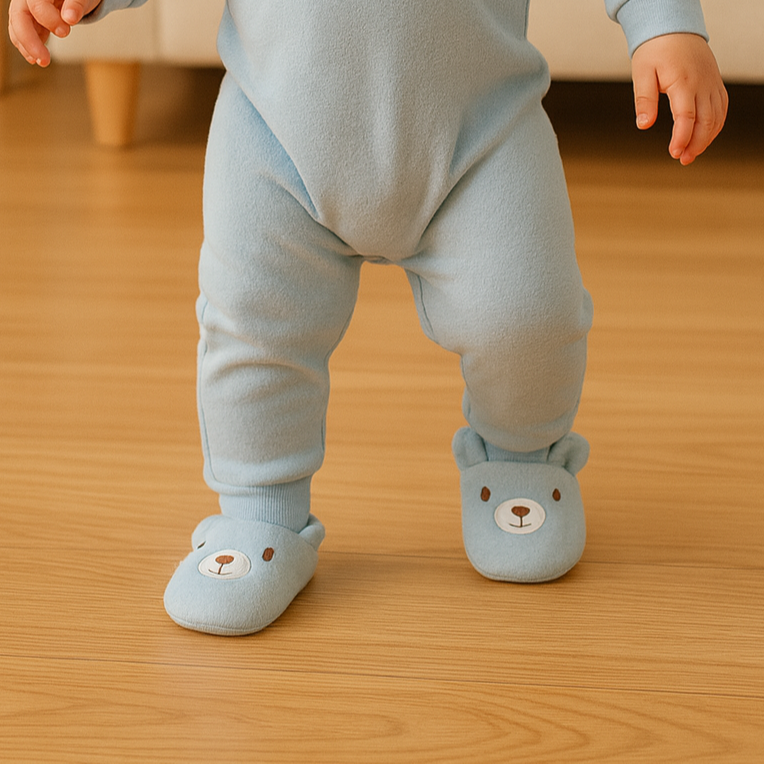 Chaussons Bleus Ours