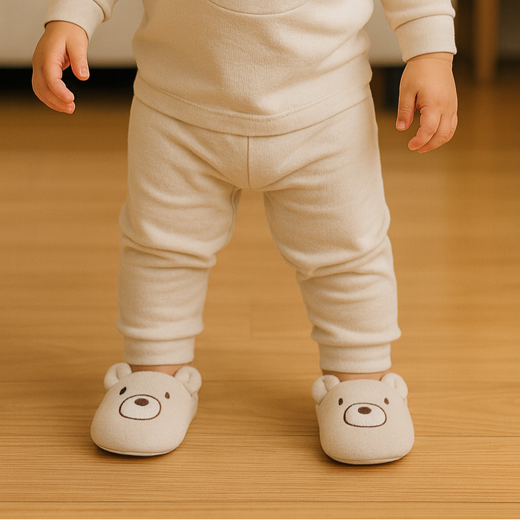Chaussons Gris Ours