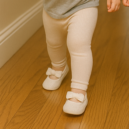 Mocassins Blancs avec Nœud