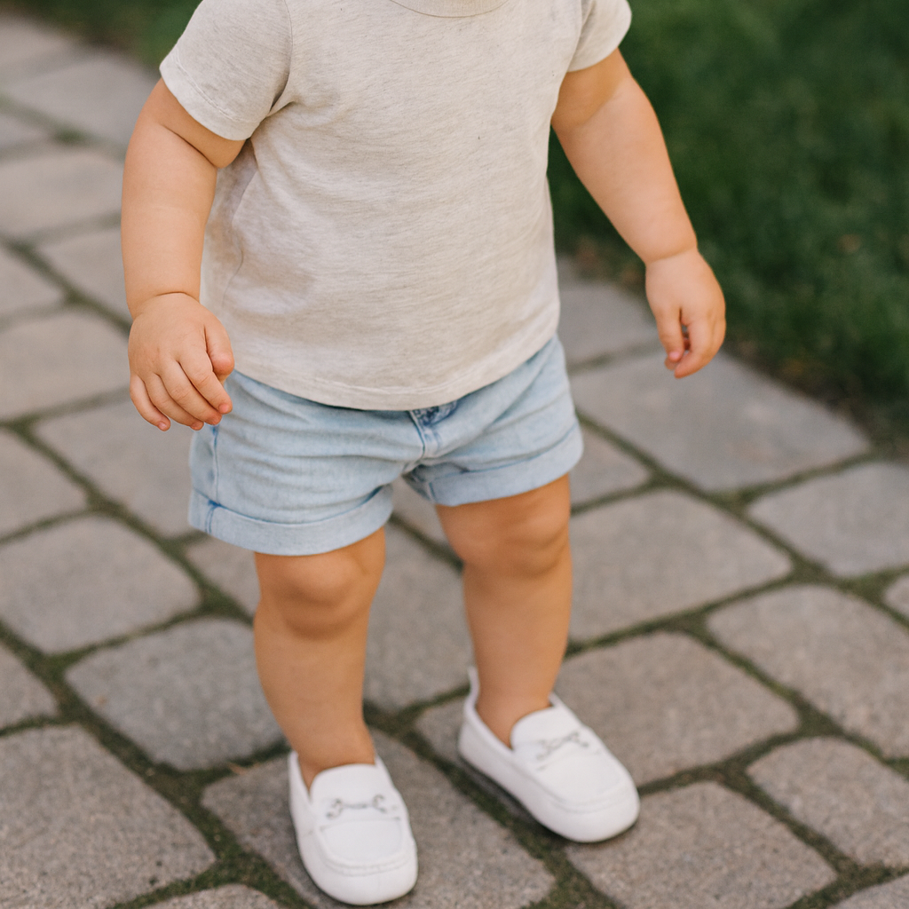 Mocassins Blancs pour bébé
