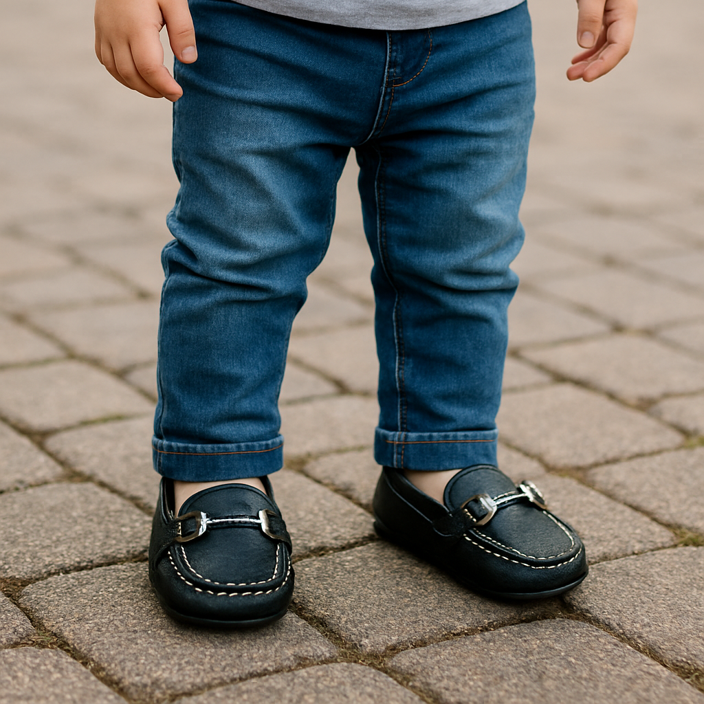 Mocassins Noirs pour bébé
