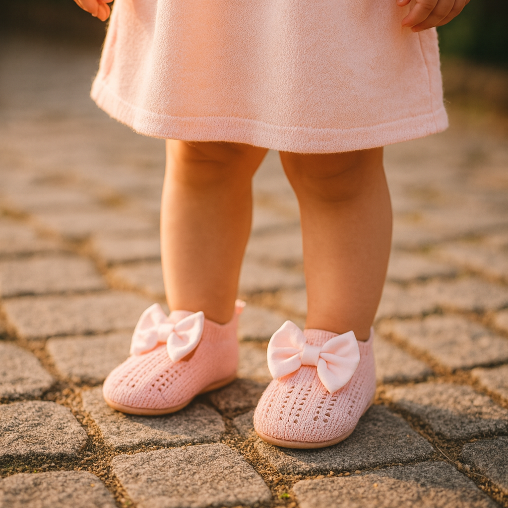 Chaussures de cérémonie Roses avec nœud