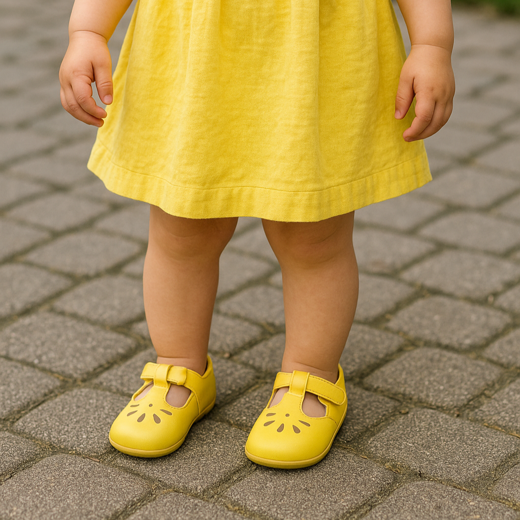 Mocassins Jaunes à œillets