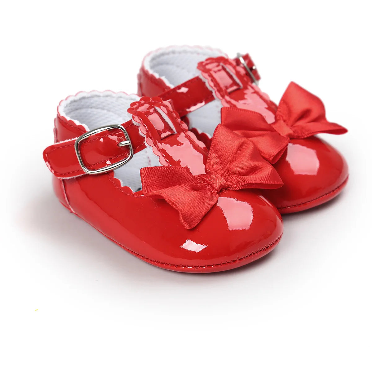 Chaussures de cérémonie Rouges avec Nœud
