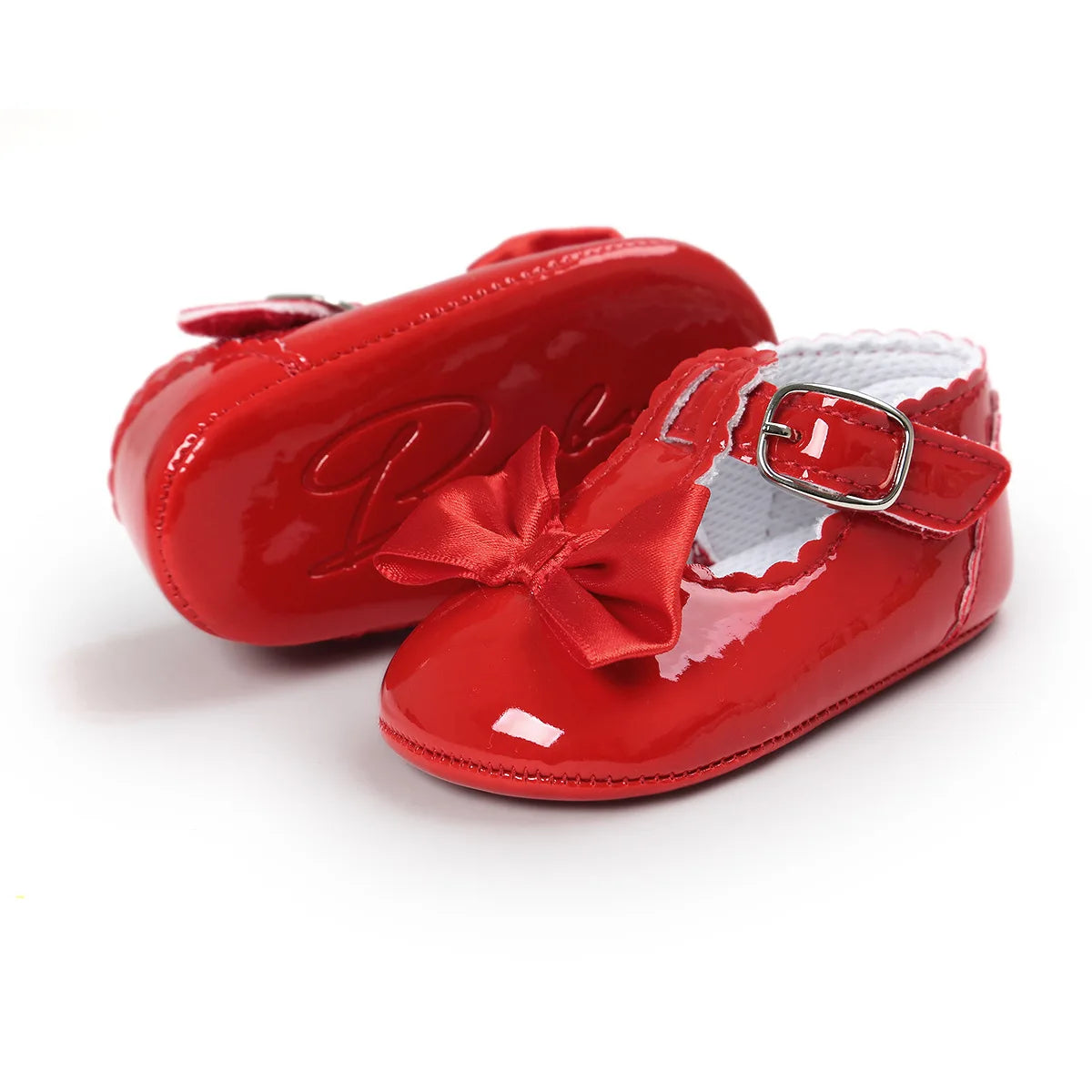 Chaussures de cérémonie Rouges avec Nœud