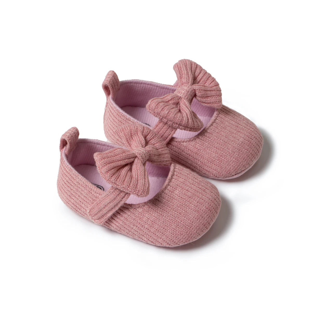 Mocassins Roses avec Nœud