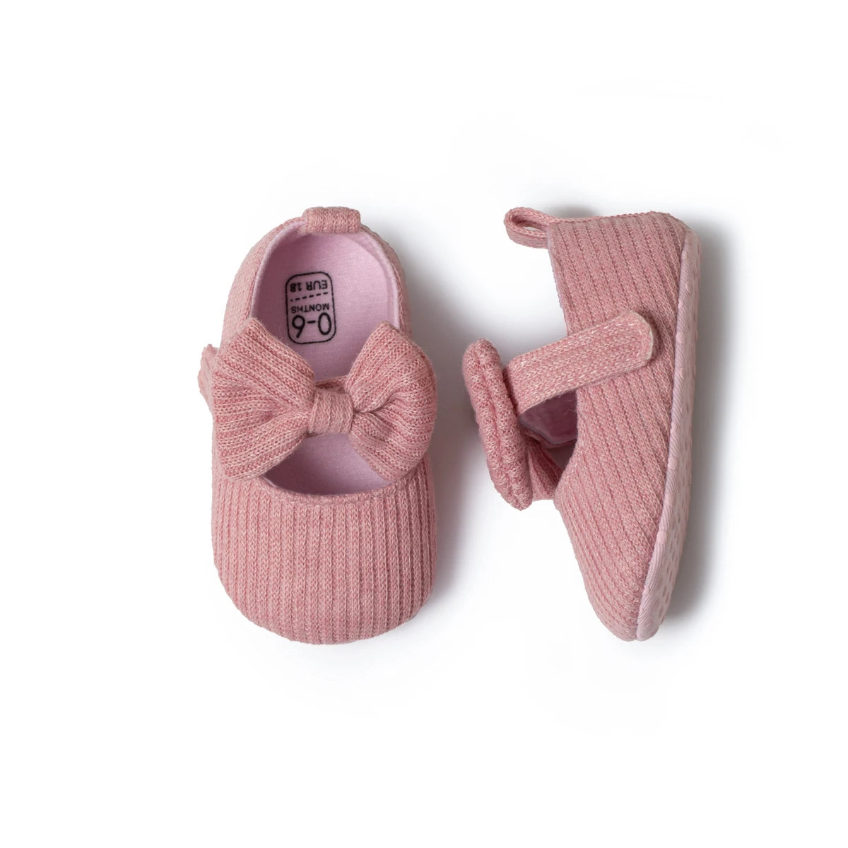 Mocassins Roses avec Nœud
