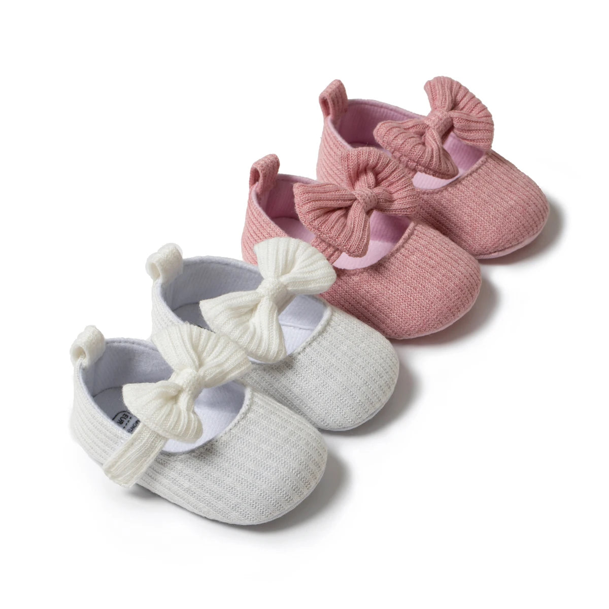 Mocassins Roses avec Nœud
