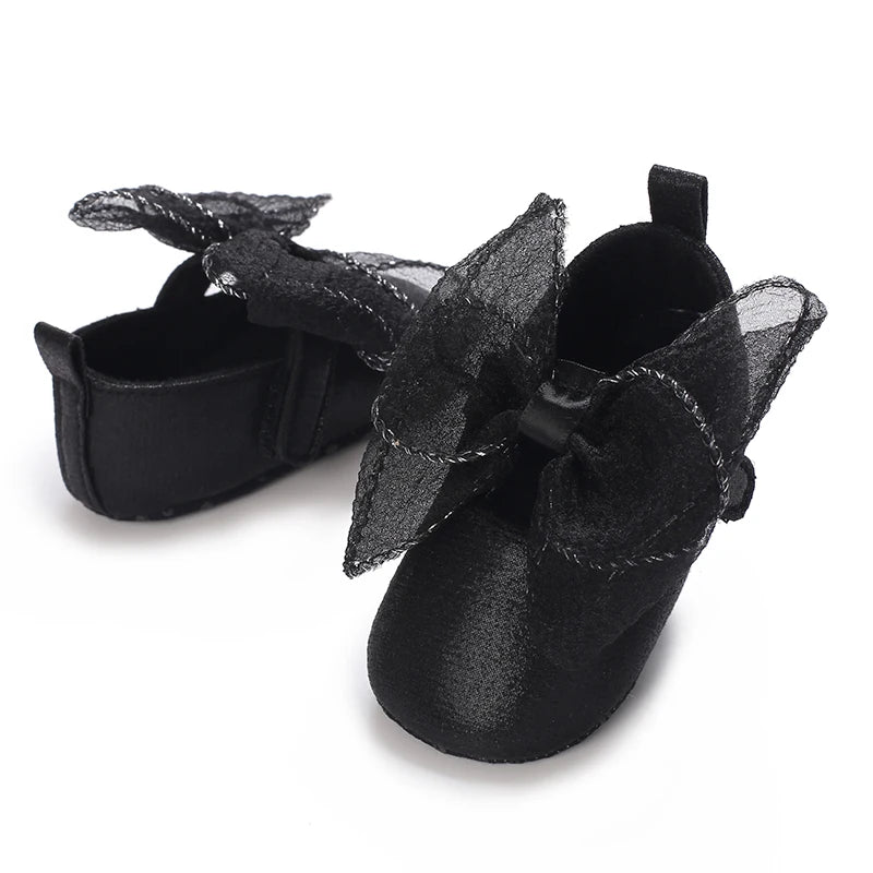 Chaussures Princesse Noires Gros NĆud papillon