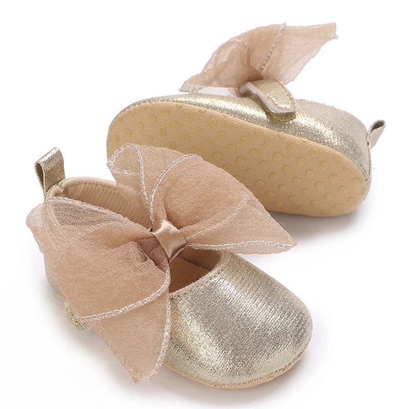 Chaussures Princesse Or Gros NĆud papillon