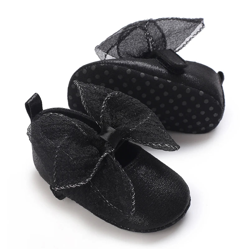 Chaussures Princesse Noires Gros NĆud papillon