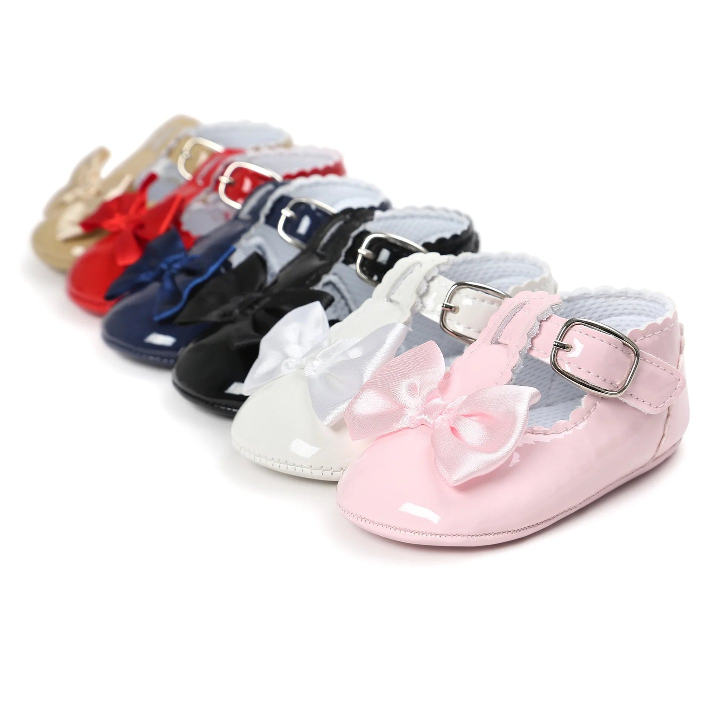 Chaussures de cérémonie Rouges avec Nœud
