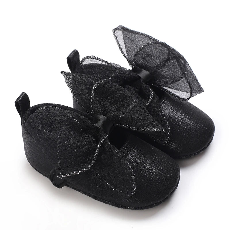 Chaussures Princesse Noires Gros NĆud papillon