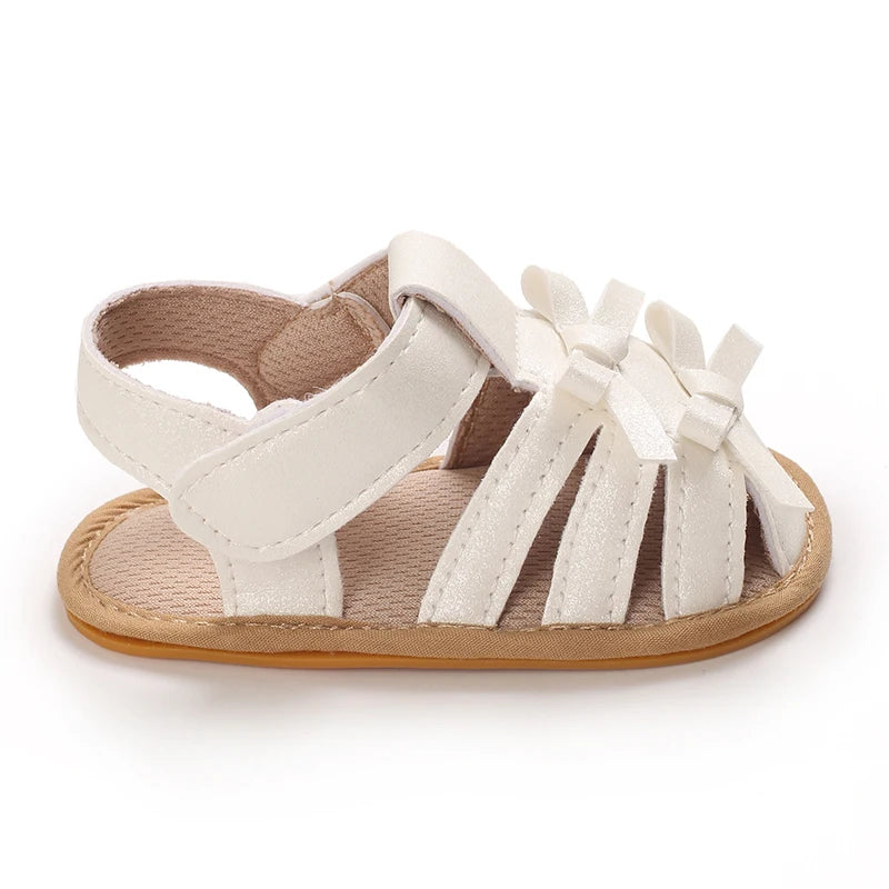 Sandales Blanches Double NĆud