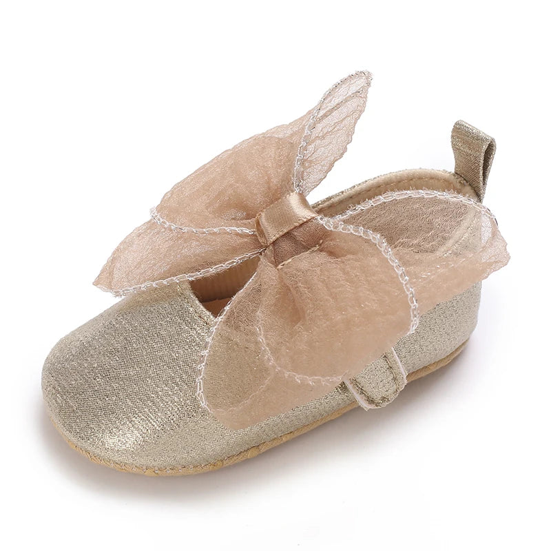 Chaussures Princesse Or Gros NĆud papillon