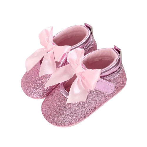 Chaussures Princesse Roses Montantes NĆud papillon