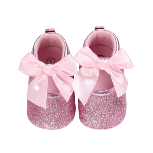 Chaussures Princesse Roses Montantes NĆud papillon