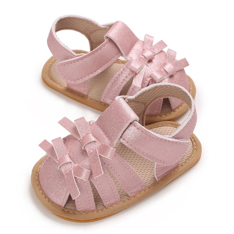 Sandales Roses Double NĆud