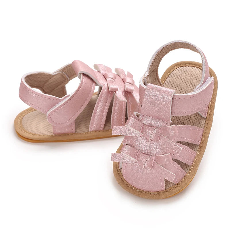 Sandales Roses Double NĆud