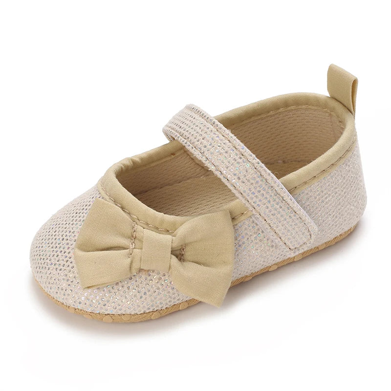 Chaussures Princesse Or NĆud papillon