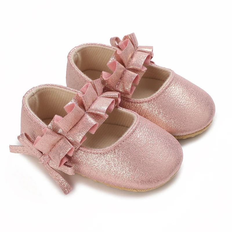 Ballerines Froncées Roses