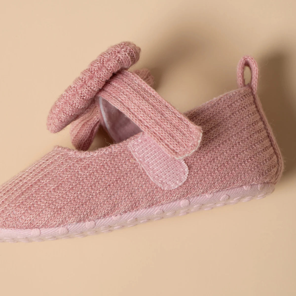 Mocassins Roses avec Nœud