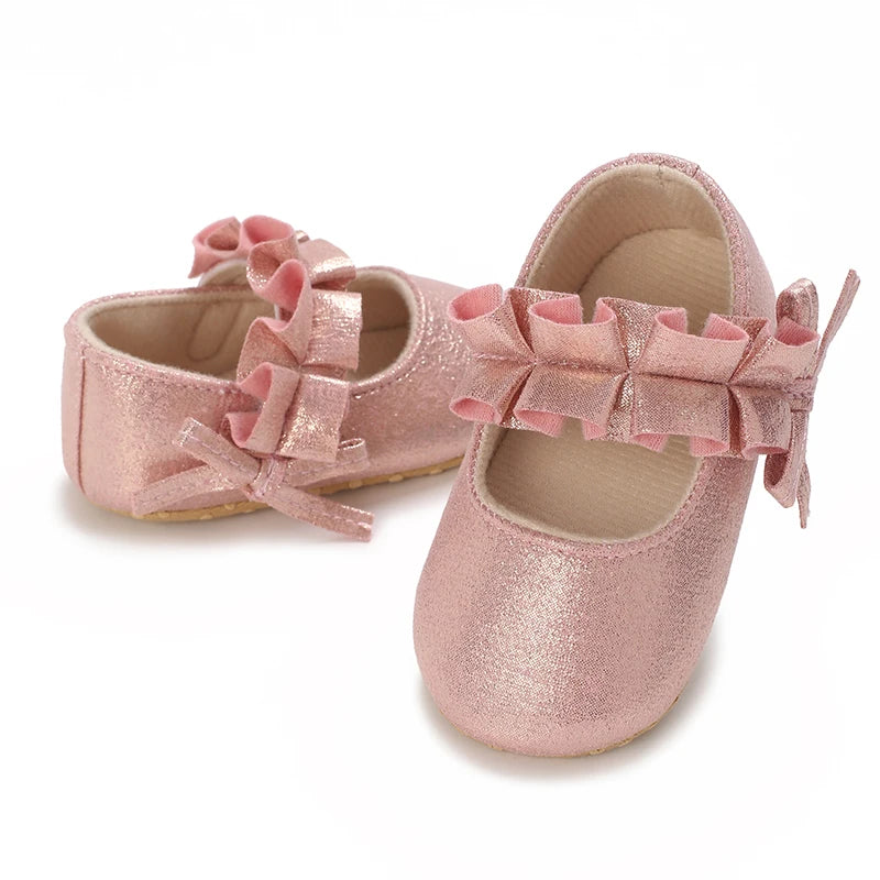 Ballerines Froncées Roses
