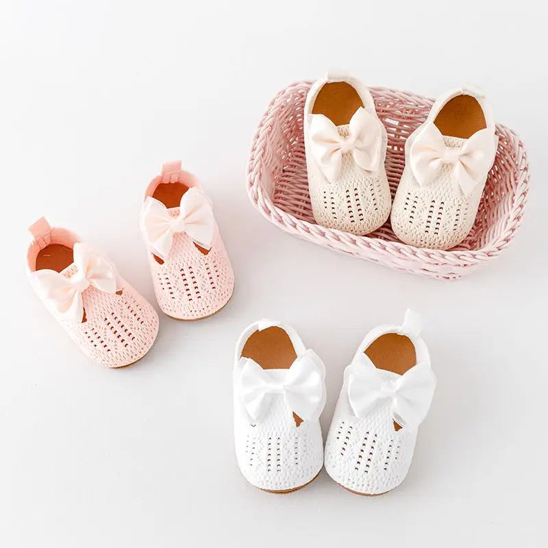 Chaussures de cérémonie Blanches avec nœud