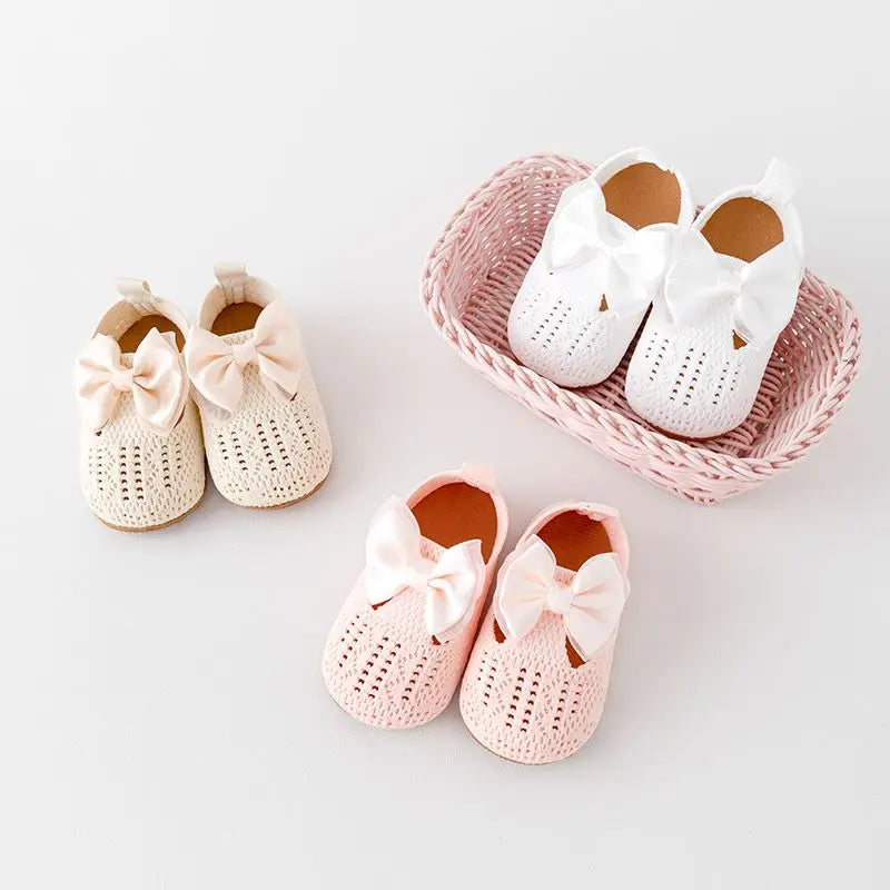 Chaussures de cérémonie Blanches avec nœud