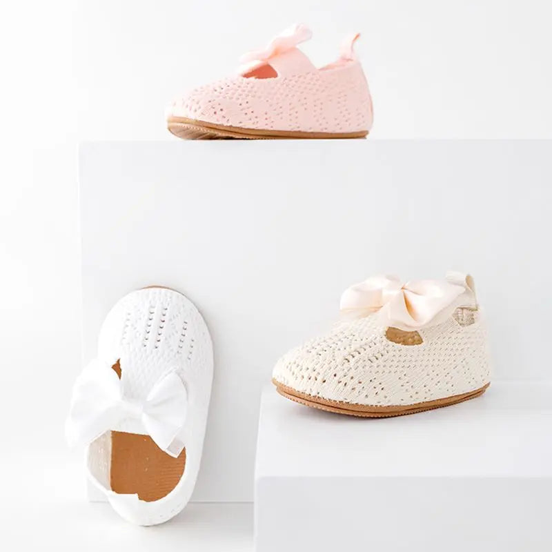 Chaussures de cérémonie Blanches avec nœud