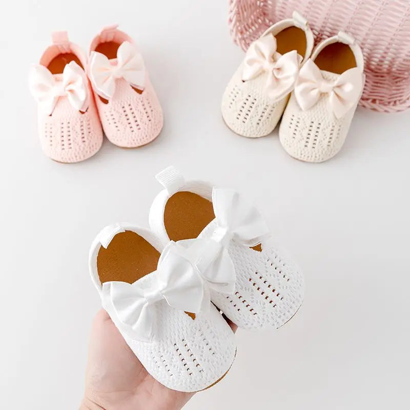 Chaussures de cérémonie Blanches avec nœud