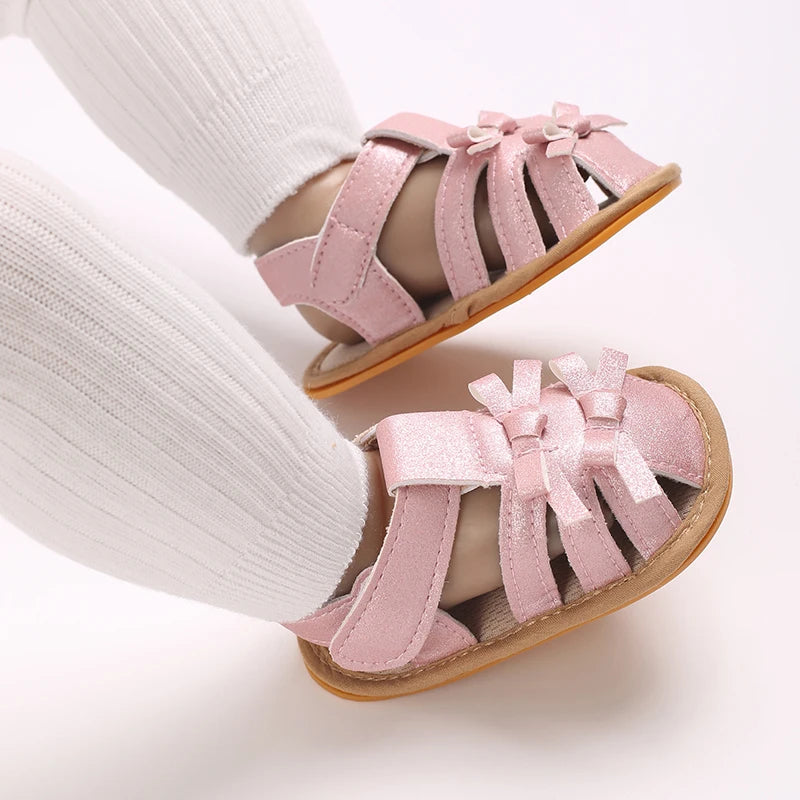 Sandales Roses Double NĆud