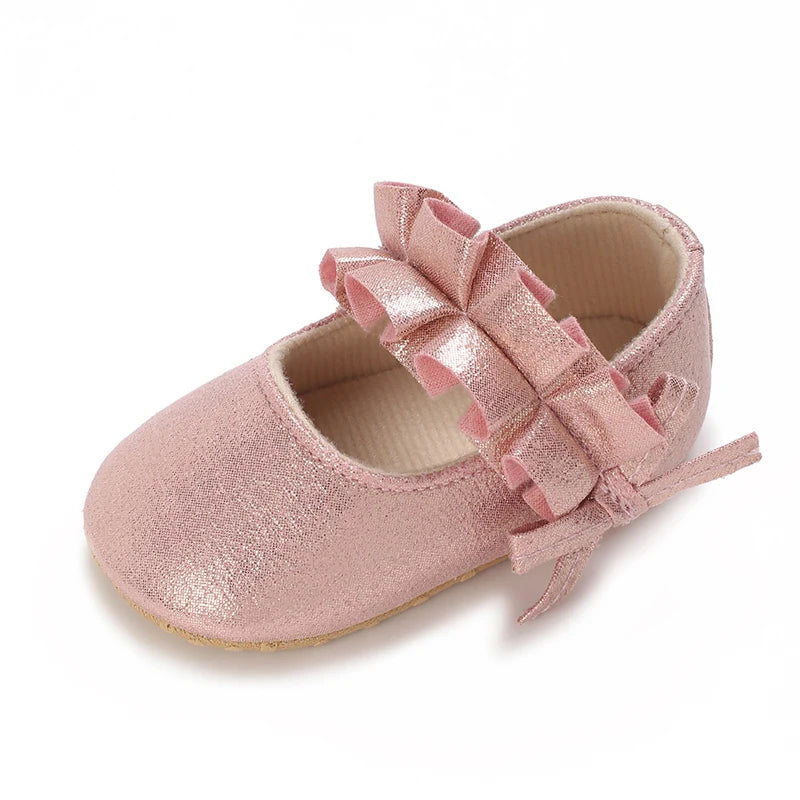 Ballerines Froncées Roses