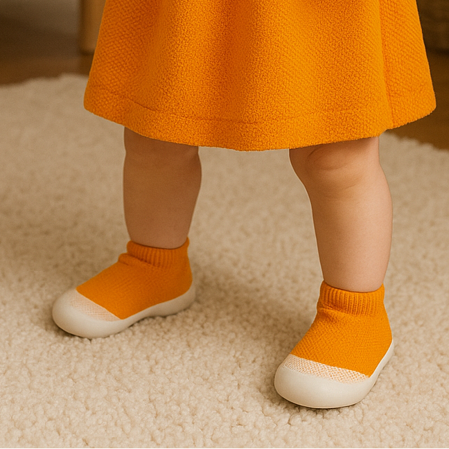 CAMILLE - Chaussures de marche pour bébé souples et antidérapantes