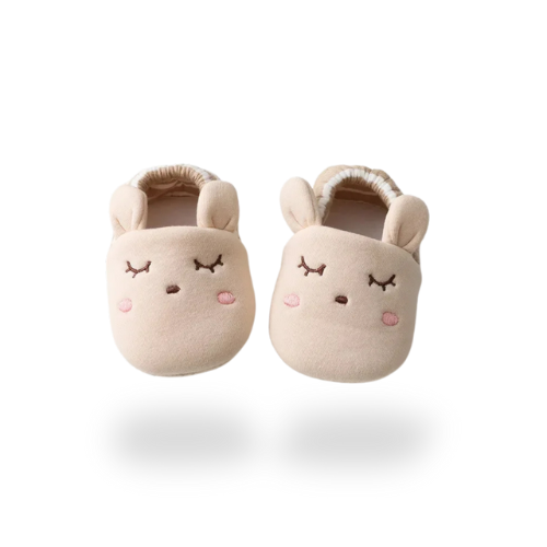 Chaussons Rose Pâle Lapin