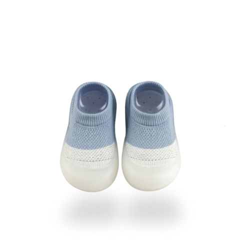 Chaussures de marche pour bébé souples et antidérapantes Bleu