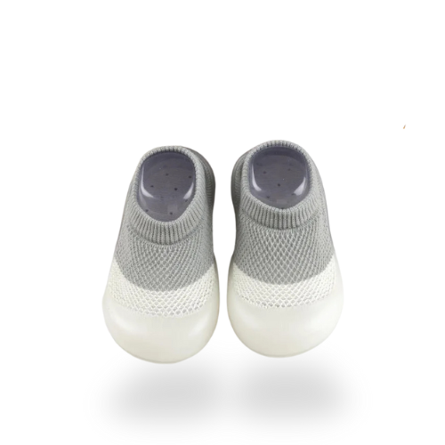 Chaussures de marche pour bébé souples et antidérapantes Grise