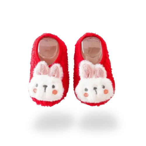 PANPAN - Chaussons antidérapantes pour bébé - Motif lapin