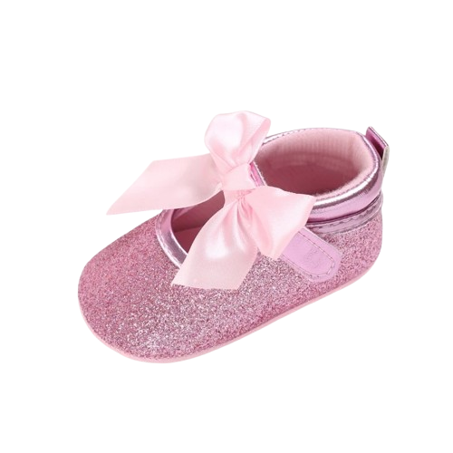 Chaussures Princesse Roses Montantes Nœud papillon