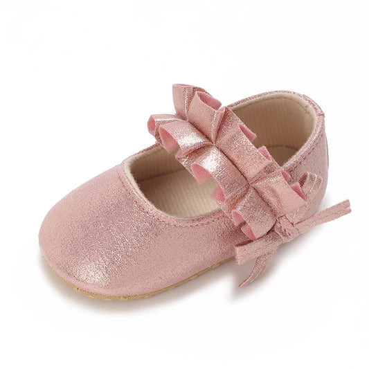 Ballerines Froncées Roses
